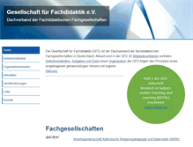Tablet Screenshot of fachdidaktik.org